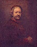 REMBRANDT Harmenszoon van Rijn Dated 1669, the year he died, though he looks much older in other portraits. National Gallery Spain oil painting artist